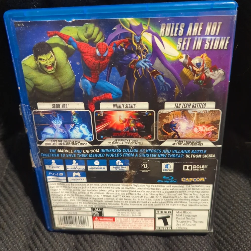 Marvel vs. Capcom: Infinite (PS4 / PlayStation 4) Original Case